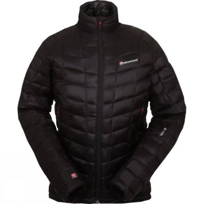 Chaquetas Montane Hi-Q Luxe Micro Hombre - Negras / Rojas - Chile VGQ183920